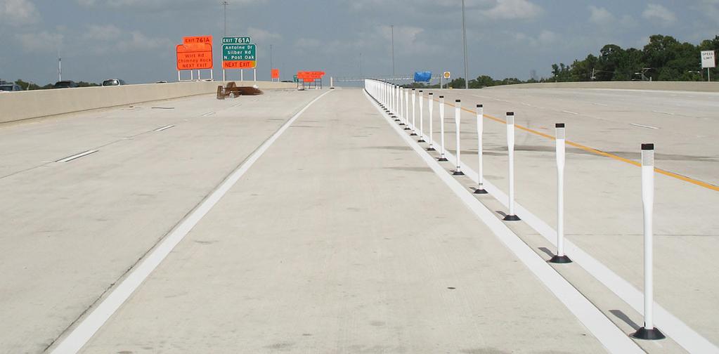 26 Lane Separation Lane separation usually relates to separating a preferential lane (e.g., HOV, HOT, or managed lanes) from GP lanes.