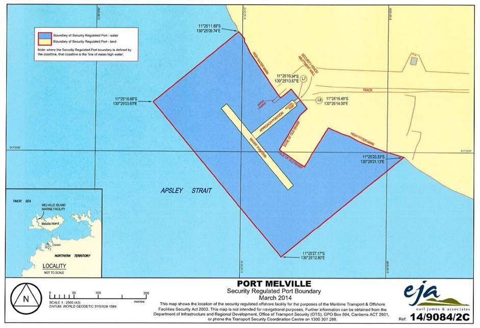 5 Security Zones 5.1. Security Regulated Port Port Melville is a security-regulated port in accordance with the Maritime Transport and Offshore Facilities Security Act and Regulations (2003).