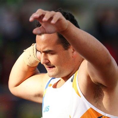 GUY HENLY DATE OF BIRTH 14.05.1987 NSW F37 Karyne Di Marco and Breanne Clement Discus IT Administrator 3 x World Championships (debut 2013), 1 x Paralympic Games (debut 2016) Discus 53.