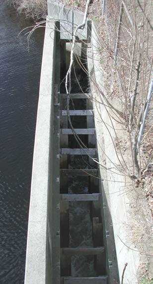 031 W Fishway Present Whitman s Pond Dam Design Material Length Inside Outside # of Baffle Notch Pool