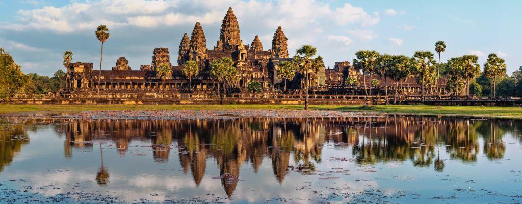 impressive and immaculate Angkor Golf Resort.