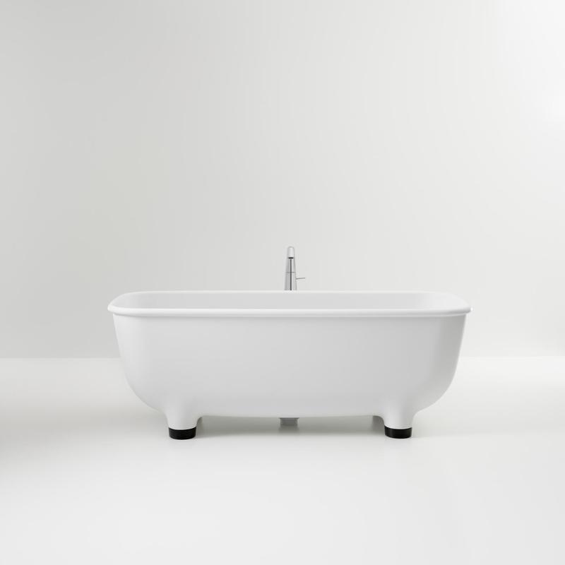 CAROMA MARC NEWSON 1700 FREESTANDING BATH CMN8W $6,611.00* Crafted from CRISTALPLANT for a matte, stone-like finish and long, stylish life. Soft to the touch, non-porous, hygienic and restorable.