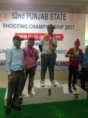 Arshdeep Kaur of class VIII won a Gold