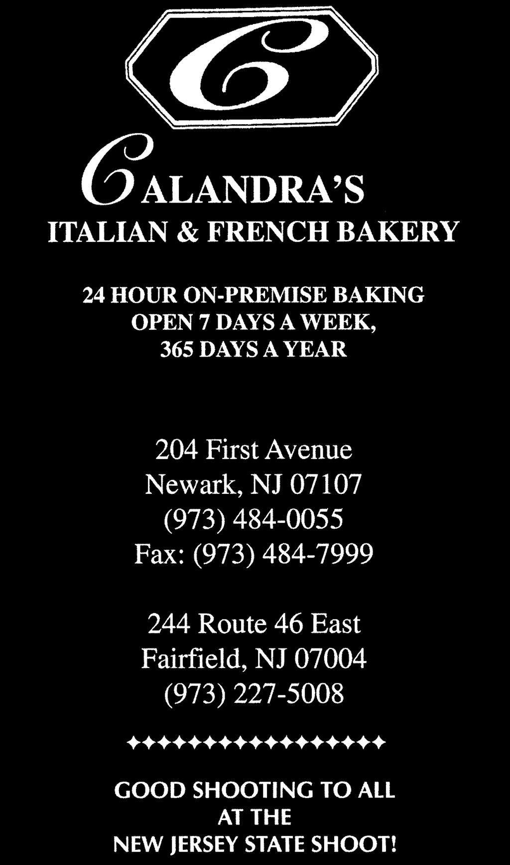 204 First Avenue Newark, NJ 07107 (973) 484-0055 Fax (973)