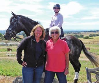 For more than 20 years, Andrea Pfeiffer (left) has run her Chocolate Horse Farm out of Jean Stokes Rancho Roble Lomas in Petaluma, Calif.