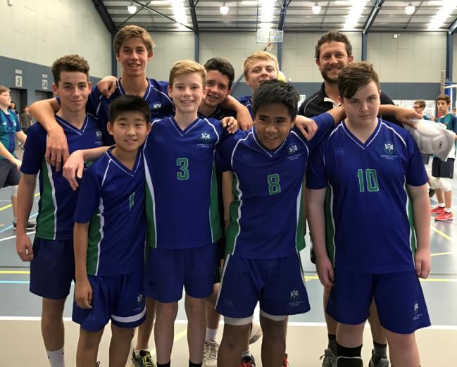 Term 1 Competitive Sports Volleyball Explanation Term 1 Volleyball will be played against boys schools from the greater Brisbane area on Saturday mornings with the occasional midweek game.