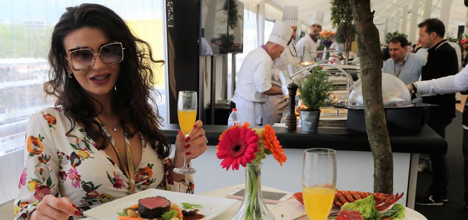 LEGEND The prestigious Formula One Paddock Club is available to guests throughout the Spanish Grand Prix for premium hospitality.