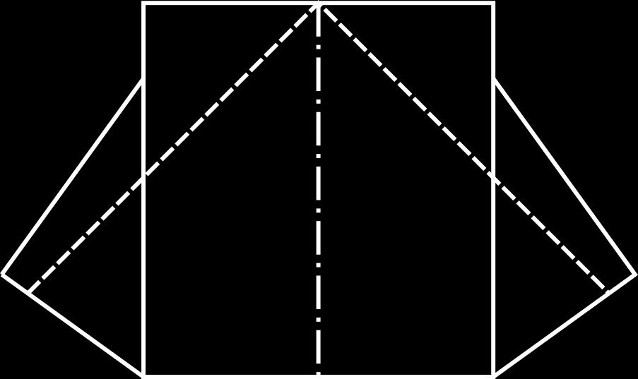 Fold top of plane down as shown. Flip plane over left to right as shown. Point 2 Step 7 Fold Points to 1 & 2 to Center line as shown. Flatten well.
