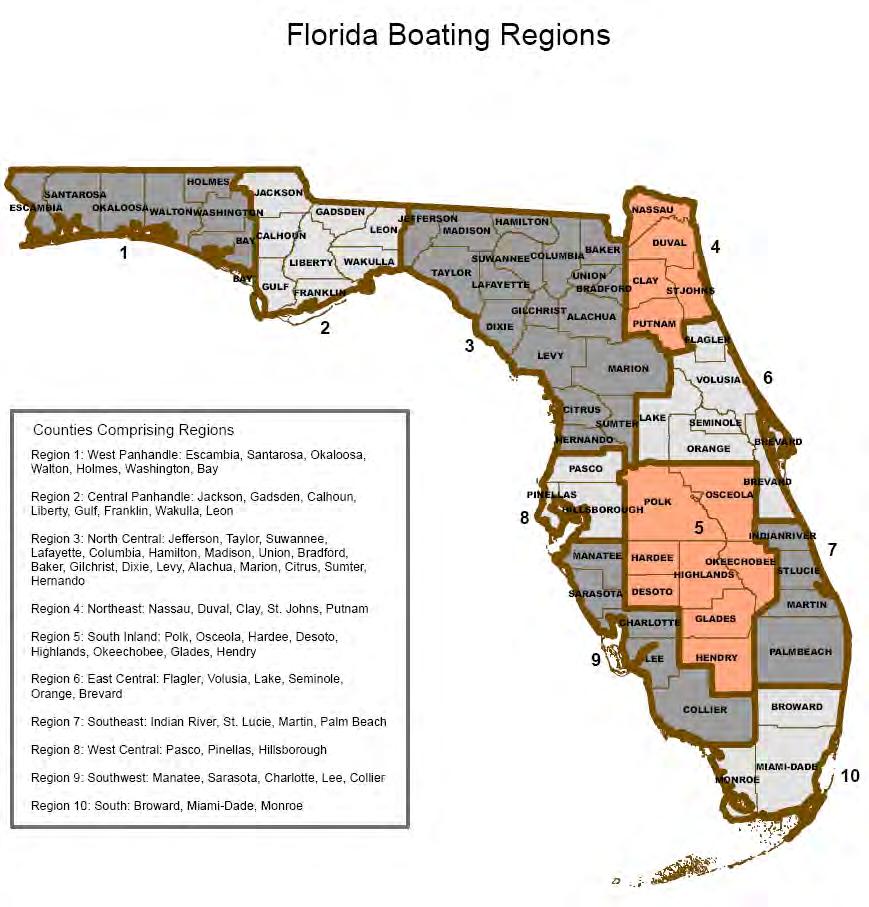 Map 8 Source: Florida Department of Environmental Protection (FDEP), Florida