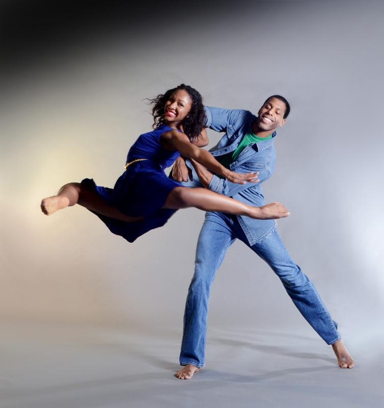 Pictured above: (l r) DBDTII dancers Akilah Brooks and Richard Falls, Jr in