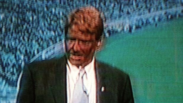 Winmar and Aboriginal teammate Gilbert McAdam withstood racist taunts during the match.