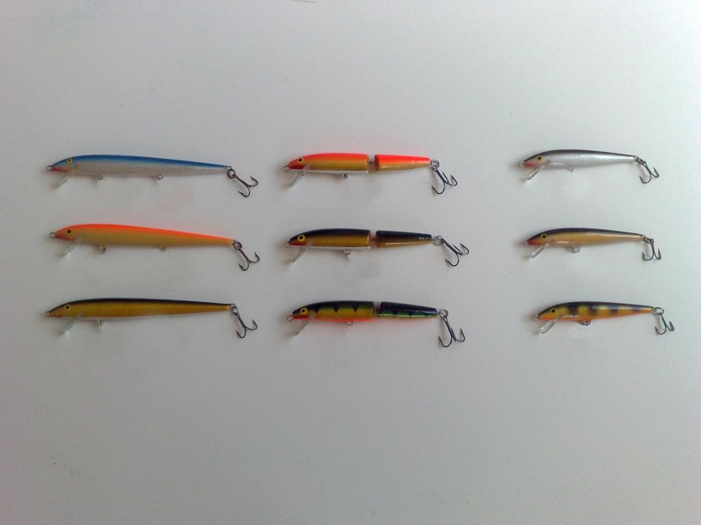 Rapala s Invented in the 1930 s by Lauri Rapala to mimic the movements of a wounded fish.