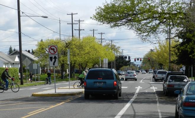 This type of treatment is typically placed on minor streets at an intersection with an arterial street to manage motor vehicle volumes on the minor street.
