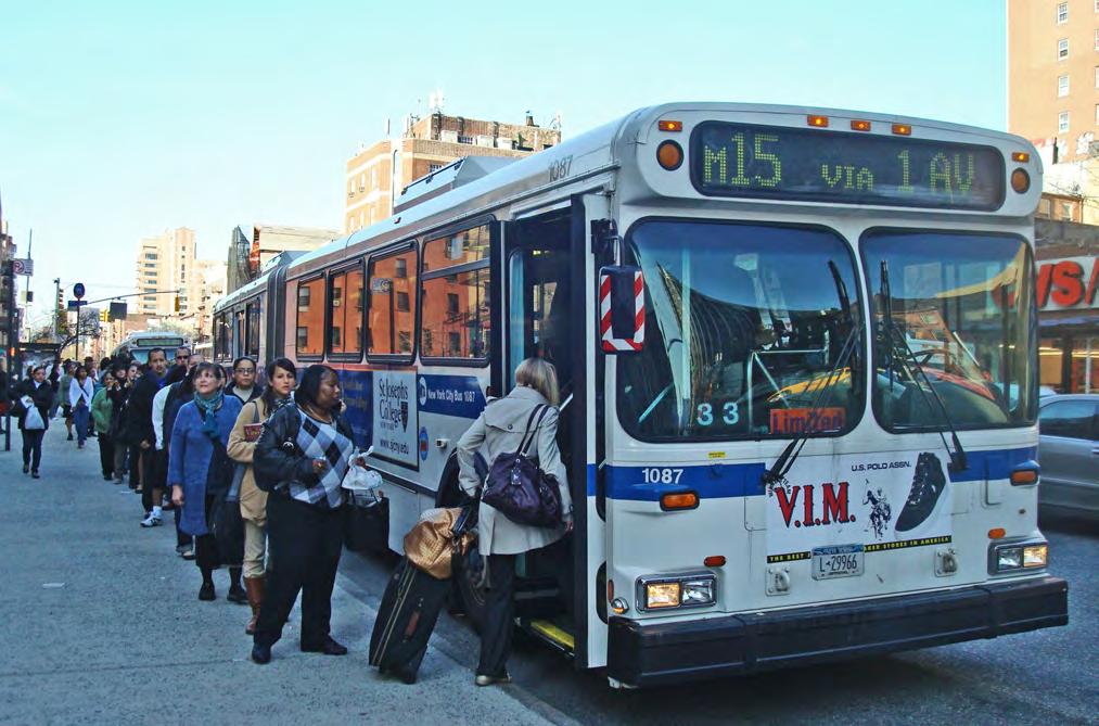 Executive Summary The M15 bus route along First Avenue and Second Avenue provides a critical transportation service in Manhattan, connecting many neighborhoods which are a long walk from the nearest