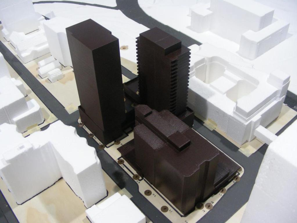 VIEW OF STUDY MODEL LOOKING NORTHWEST 350