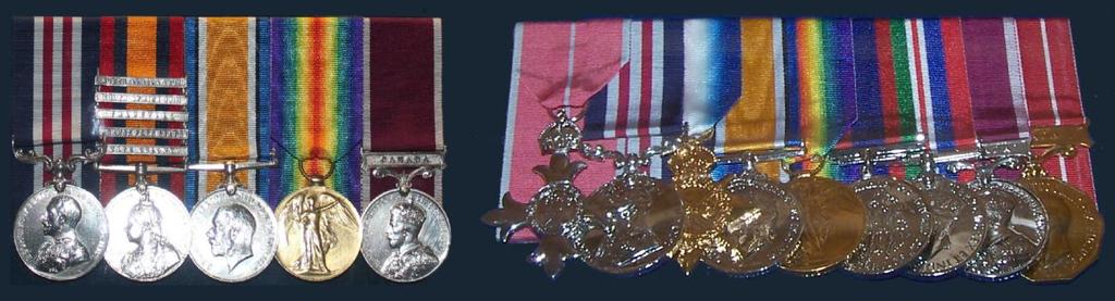 ISSUED By reign, the number of medals awarded are: 700 King George V 1,250 King George VI 250 Queen Elizabeth II 32 first bars (1944-49) 2 second bars EXAMPLES George V Medal TEASDALE, S.M. (W.O.CL.