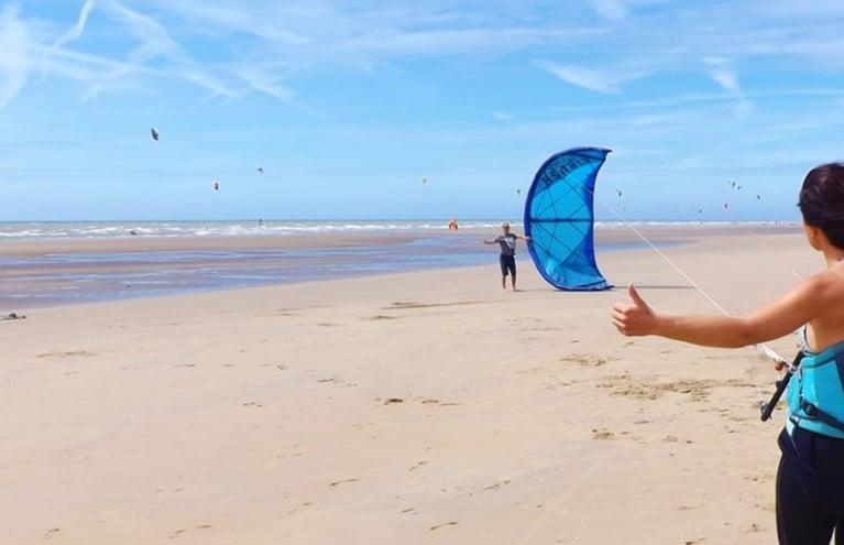 Venue Requirements - Kite Staging Area area where kites are rigged, launched, and landed Grassy field or beach is ideal Must have side shore (parallel) to onshore wind conditions May be a drive or