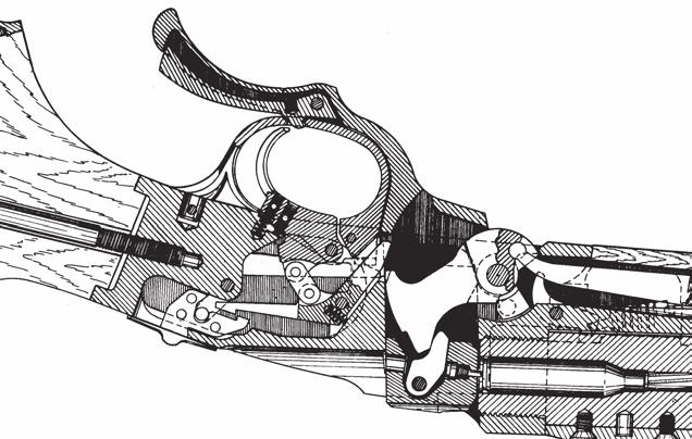NOMENCLATURE SIGHT RIB BARREL BREECH BLOCK SAFETY SELECTOR (shown on SAFE ) FOREND RECEIVER TRIGGER LEVER BUTTSTOCK LEVER LATCH Figure 1.