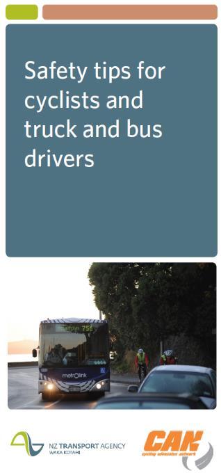trucks can share the road together safely. http://www.nzta.govt.