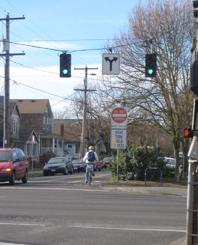 What is a bicycle boulevard? Shared roadway - no specific bicycle or vehicle delineation (e.g.