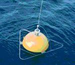 Waverider buoy Data from the buoy are: wave height, wave length and wave period.