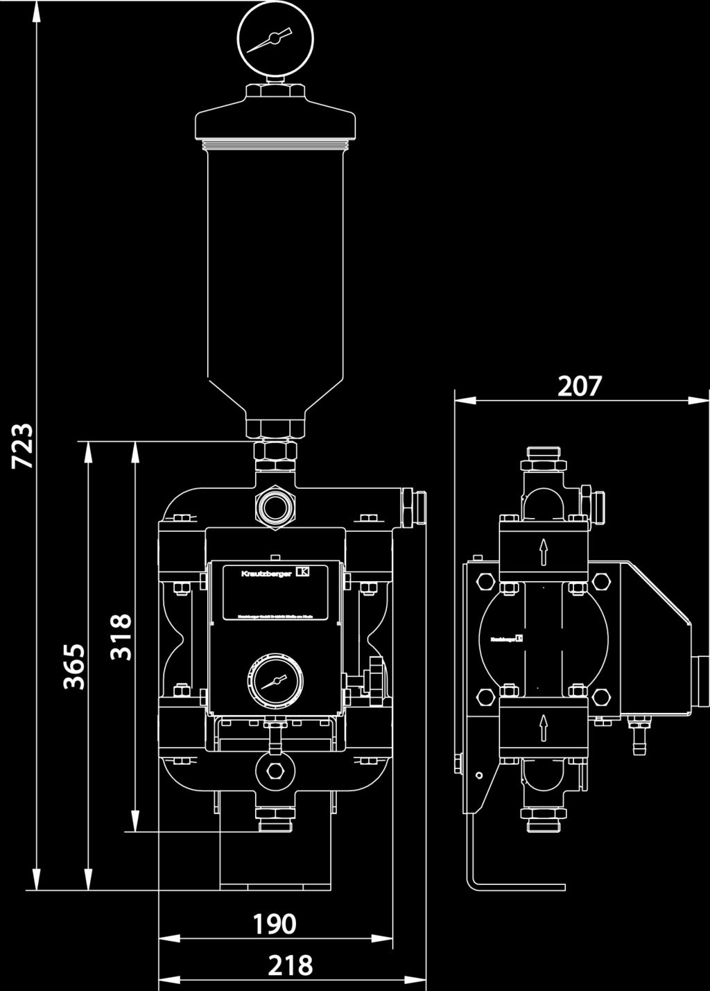Diaphragm pump MP-520 ENGLISH 2 Technical data 2.