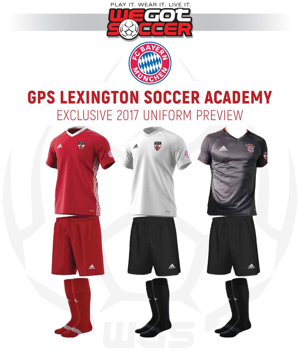 THE GPS LEXINGTON UNIFORM: 2017/2018 Global Premier Soccer is a leading partner of Adidas in the United States.