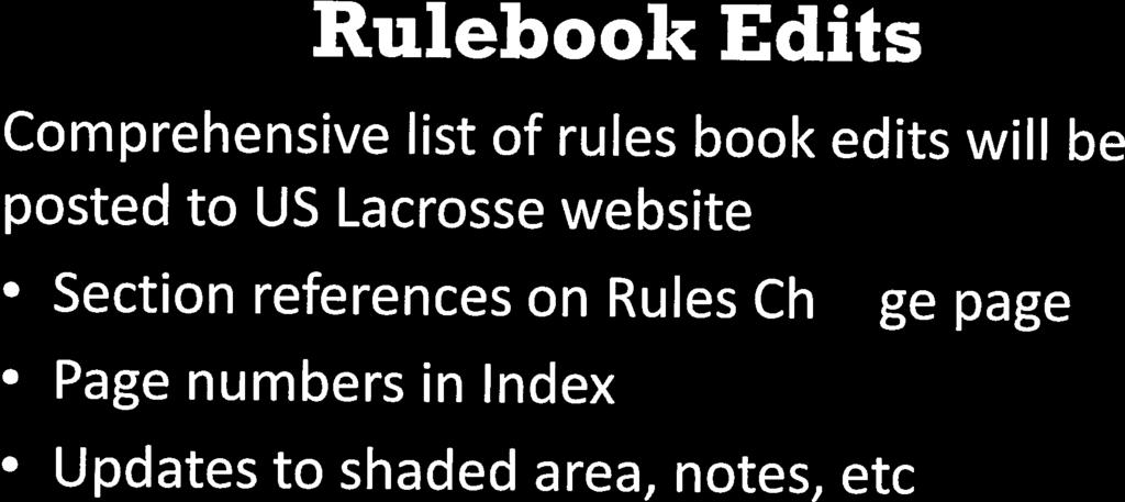 Lcrosse website Section references on Rules hnge