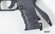 6. ADJUSTING THE PISTOL TO ITS USER 6.2. Grip 6.1. Fig. 7 If the grip of the pistol does not fit your hand comfortably, the backstrap can be replaced with another size to better suit your hand.