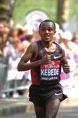 Tsegaye Kebede (Ethiopia) Born: 15 January 1987 Gerar Ber Marathon best: 2:05:18 Fukuoka 2009 London Marathon record: 2009-2nd 2:05:20, 2010-1st 2:05:19, 2011-5th 2:07:48 Chicago: 2010-2nd 2:06:43