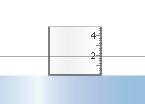 Activity A: Displaced liquid Get the Gizmo ready: Click Reset. Set the Width, Length, and Height to 5.0 cm. Be sure the Liquid density is set to 1.0 g/ml.