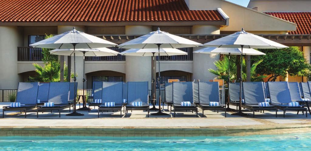 Several private poolside cabanas are available to enjoy with friends, or for parties and special events.