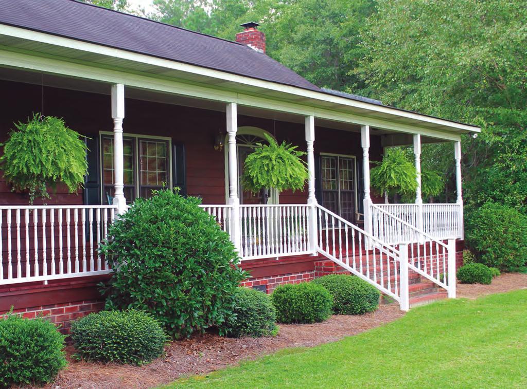 STRUCTURAL POST COLONNADE Porch posts provide the industry's