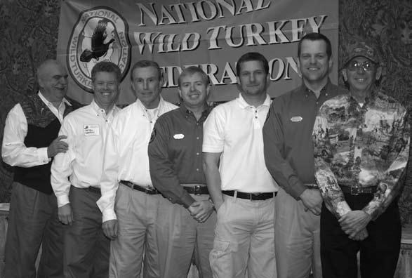 Mississippi Chapter Vice President Scott Cumbest presented awards to outstanding MDWFP employees: (l to r)