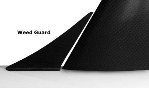 the same angle. Weed Guard: Weed guards help deflect any debris from accumulating on the rudder of your boat.