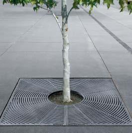 Tree Grates SP Series Similar to our STA Series, but with the radiating pattern increasing outward from the center. ADA Compliant. SP 36 36 2 16 116 lbs.
