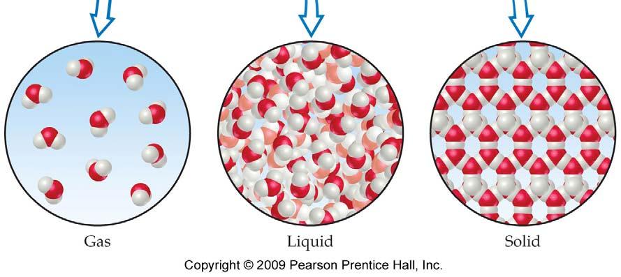 Liquids These molecular