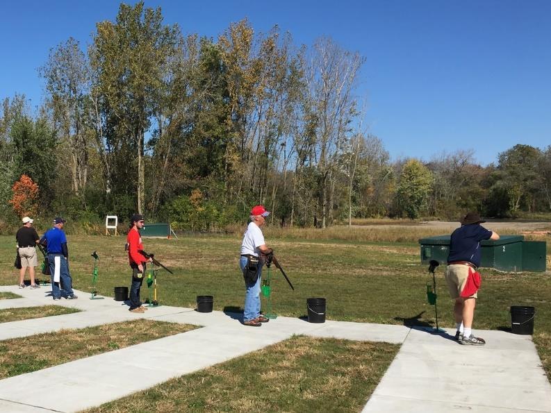 25 shooters took the line in sunny and warm conditions to shoot 100 singles targets.