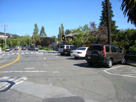in locations without curbside parking). 5. Install SHARE THE ROAD signs. Lomita Avenue 1. Install shared lane use markings along Lomita Avenue. 2. Install SHARE THE ROAD signs. Picture 11 Put share lane use markings along outside lane Camino Alto/Corte Madera Avenue 1.