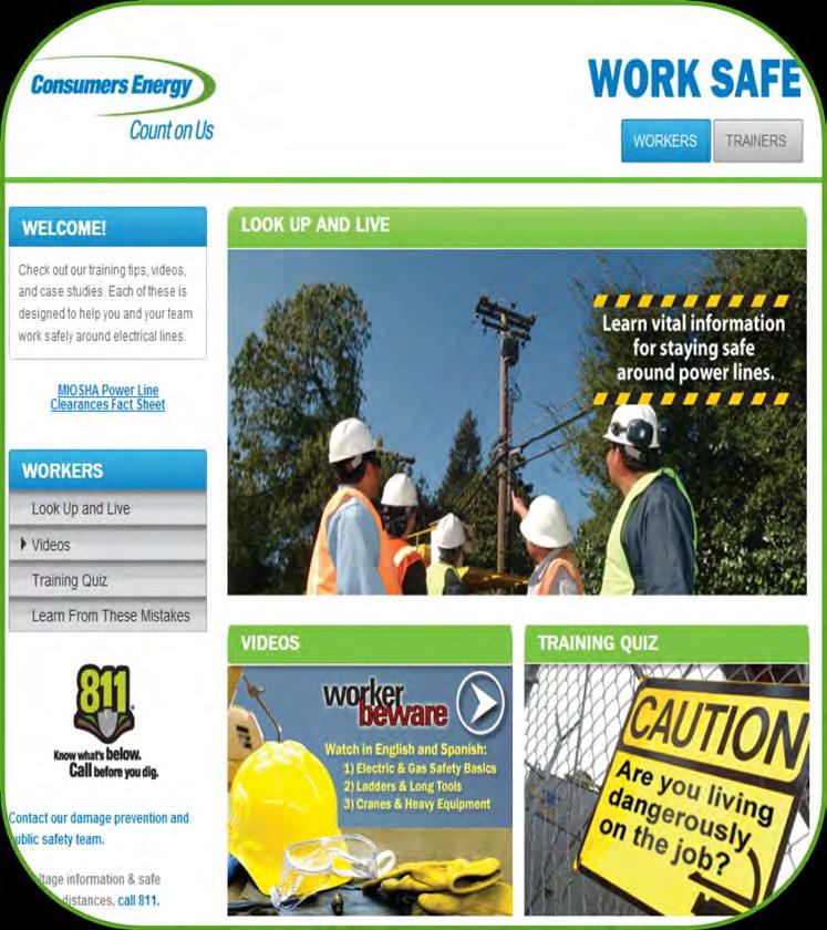 CE Work Safe website http://consumersenergy.esmartonline.