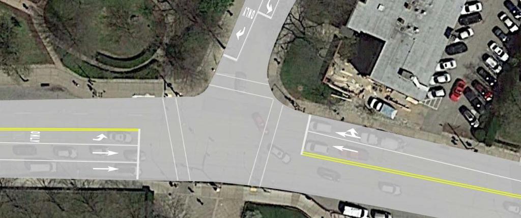 Existing Intersection Configurations Forbes Avenue at