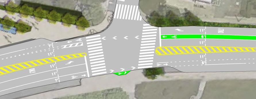 Proposed Intersection Configurations Forbes Avenue at