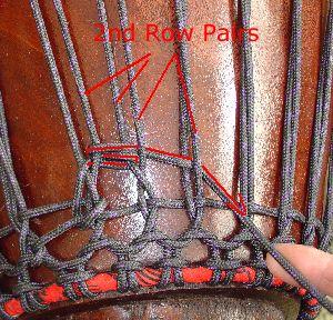 .. Note how the "under the next pair" looks a little confusing with the far right ropes crossed.