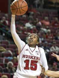 HUSKERS.COM @HUSKERSWBB #HUSKERS 11 STALLWORTH ADDS SOLID PLAY AT POINT Another Division I transfer, Bria Stallworth made an impact for the Huskers in 2017-18.