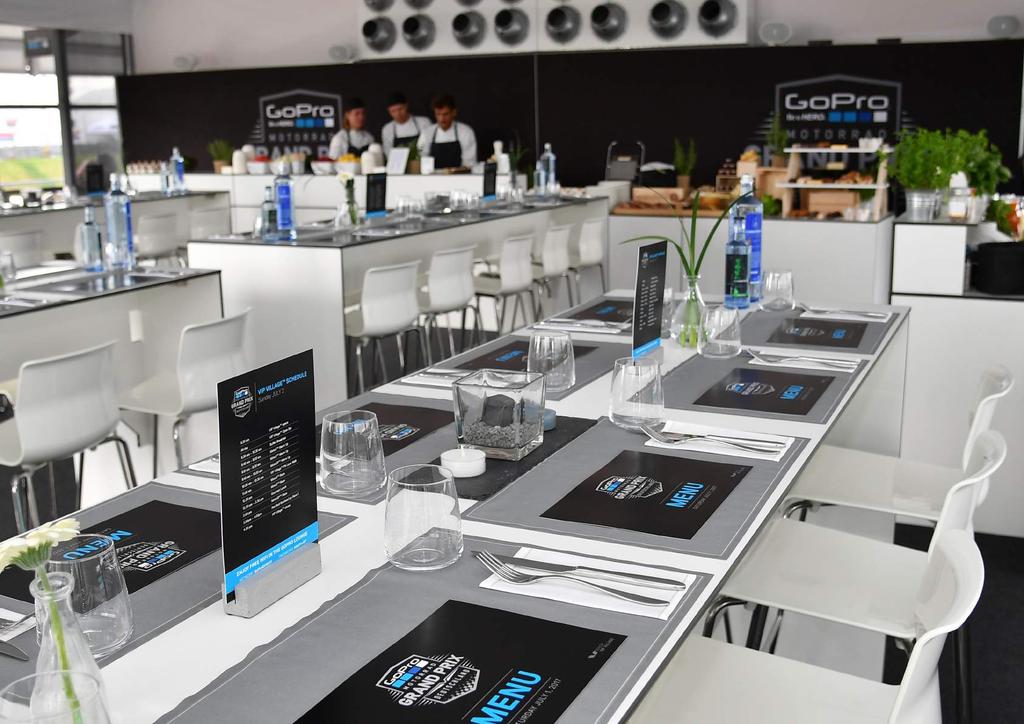 02 HOSPITALITY CATEGORIES 2.2 CORPORATE AREA The Corporate Area in the MotoGP VIP Village is a private, dedicated space within which to host your company event.