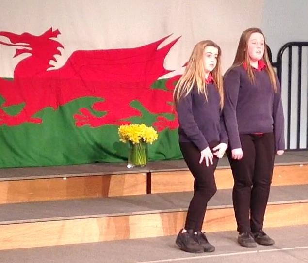 There was a celebration of our culture in school by piloting a special evening organised by a community of teachers promoting the Welsh lanuage.