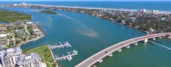 Waterfront Loop Bridging the historic mainland with the island and its white, sandy beaches, the New Smyrna Beach Waterfront Loop encompasses the heart of New Smyrna Beach which includes
