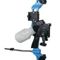 mounting a spin-casting reel to the bow stabilizer bushing Threaded end provides for a fishing rod attachment