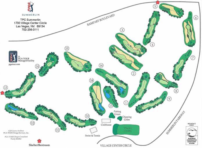 LOCATION, LOCATION, LOCATION!!! We are very excited that The AIA Las Vegas Golf Tournament will be held at the private TPC Summerlin Golf Course. This is a private course not open to the public.