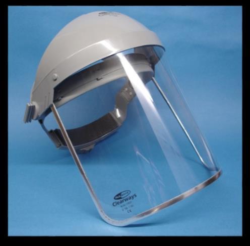 Types of PPE Face shields Protect face from nuisance dusts and potential splashes or sprays of hazardous liquids Shields do not protect from impact hazards unless so